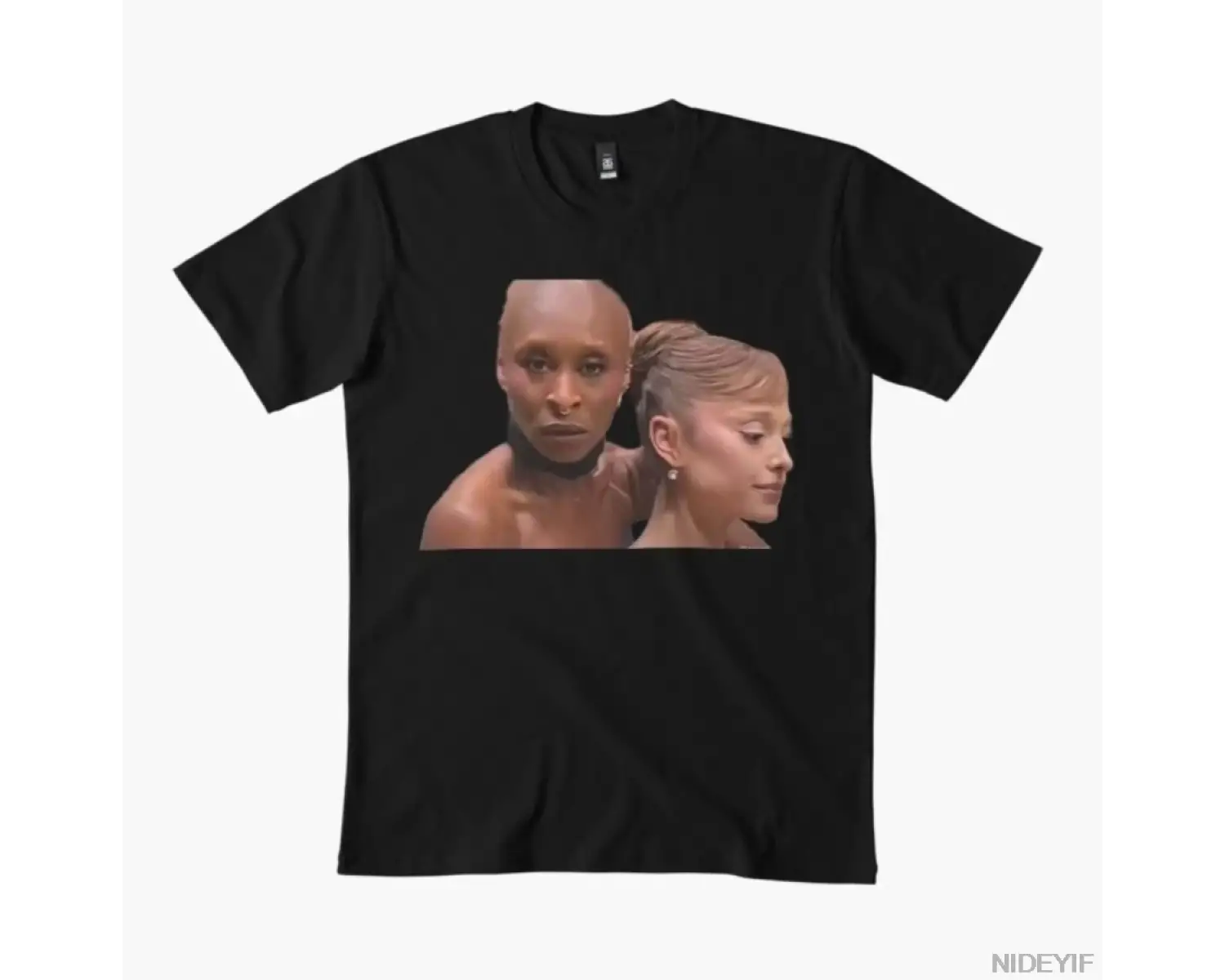 Cynthia ve Ariana Meme Erkek Kadın T-shirt % 100% Pamuklu Tişörtler Kısa Kollu Üstler J128