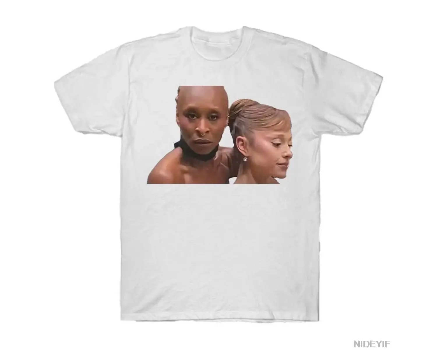 Cynthia ve Ariana Meme Erkek Kadın T-shirt % 100% Pamuklu Tişörtler Kısa Kollu Üstler J128