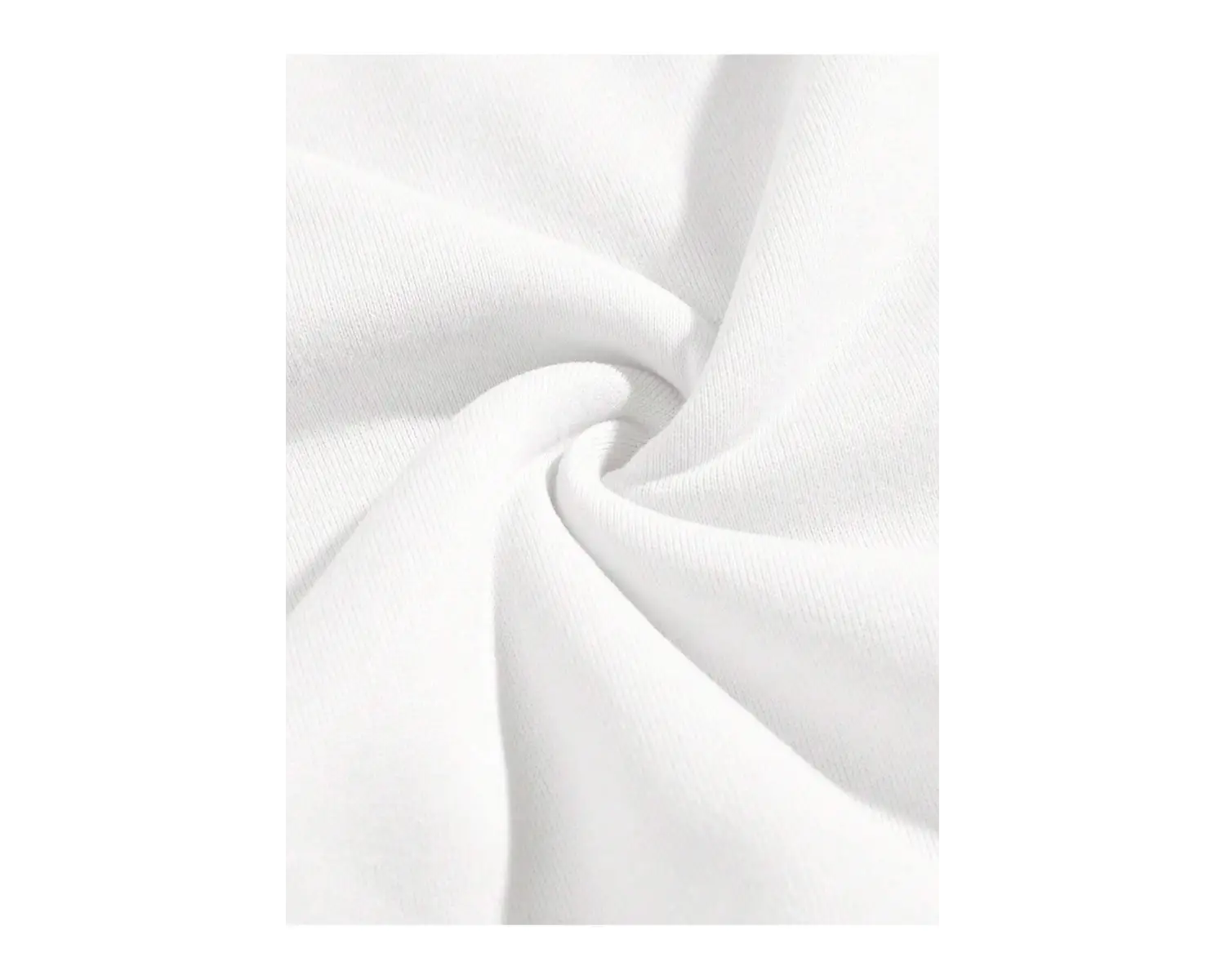 Dağ ve Güneş Desenli Damla Omuz Sweatshirt Beyaz