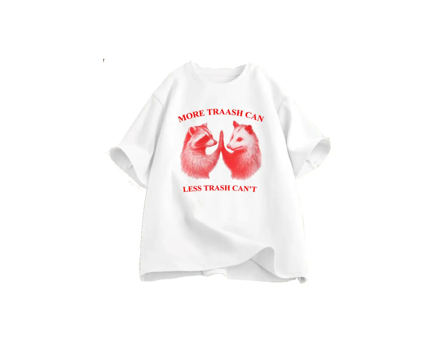 Daha fazla çöp tenekesi daha az çöp tenekesi t T-shirt pamuk boy erkek giyim grafik Tees Unis 3002