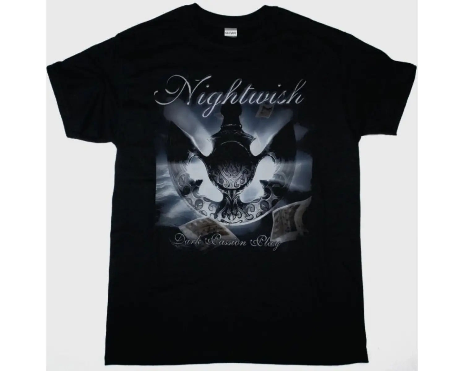 DANGER DANGER NAUGHTY NAUGHTY NEW BLACK T-SHIRT ÖN VE ARAKA BASKILI