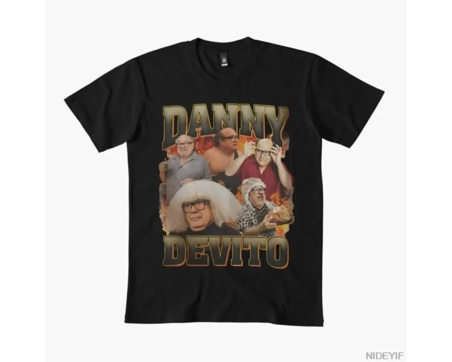 Danny Devito Erkek Kadın Tişörtü %100 Pamuklu Tişörtler Kısa Kollu Üstler 1215-2