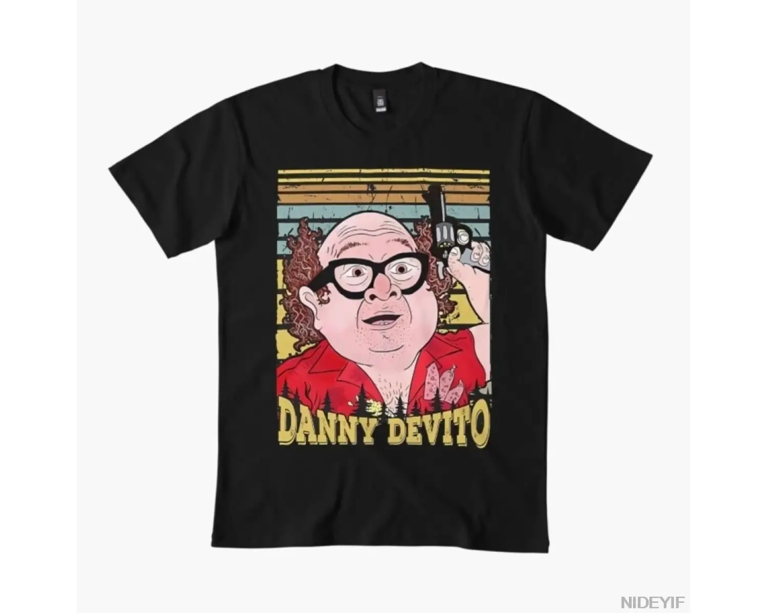 Danny Devito Film Yönetmeni Erkekler Kadınlar Için Tişört % 100% Pamuklu Tişörtler Kısa Kollu