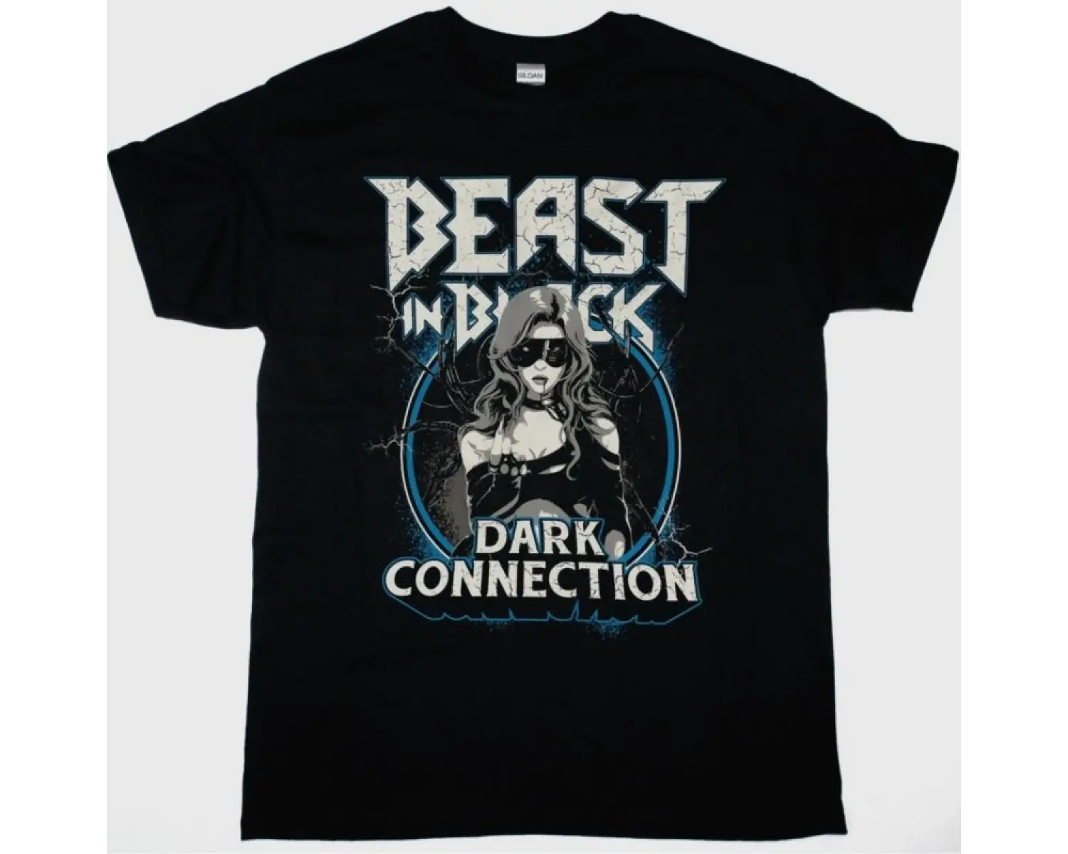 DANZIG II LUCIFUGE NEW BLACK T SHIRT ÖN VE ARAKA BASKILI