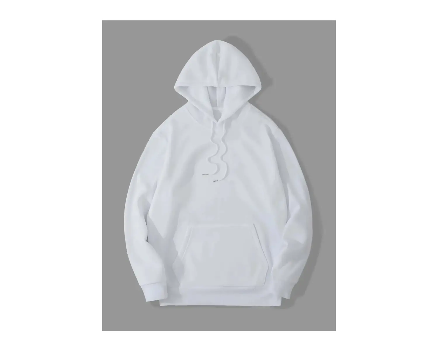 Darkness Beyaz Oversize Unisex Kapüşonlu Sweatshirt Hoodie