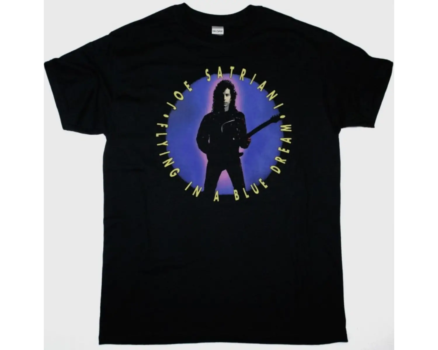 DAVID BOWIE ZIGGY STARDUST 1972 WORLD TOUR NEW BLACK T-SHIRT ÖN VE ARAKA BASKILI