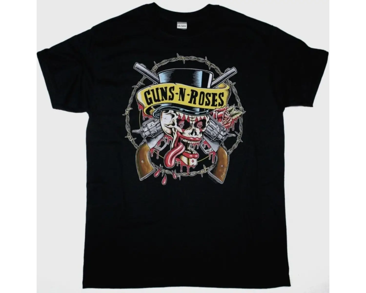 DAVID GILMOUR ABOUT FACE TOUR 1984 NEW BLACK T-SHIRT ÖN VE ARAKA BASKILI