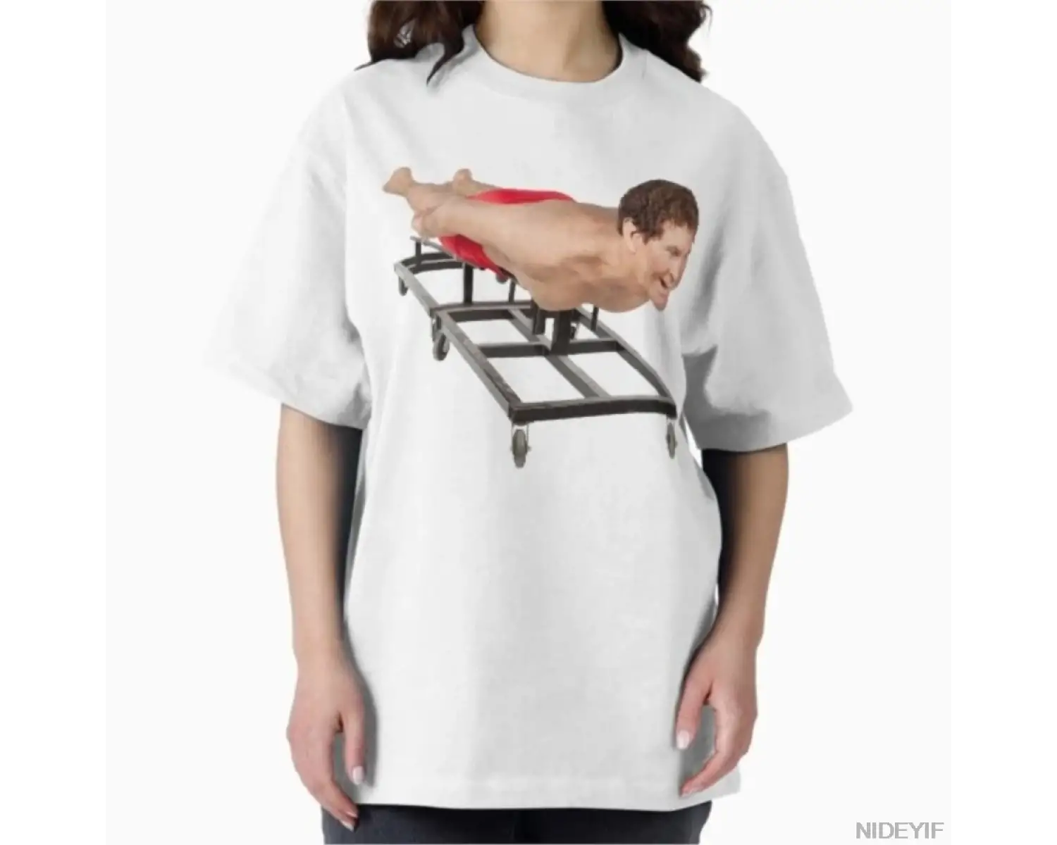 David Hasselhoff SpongeBob Film T-shirt Erkekler Kadınlar Için % 100% Pamuk T Shirt Kısa Koll