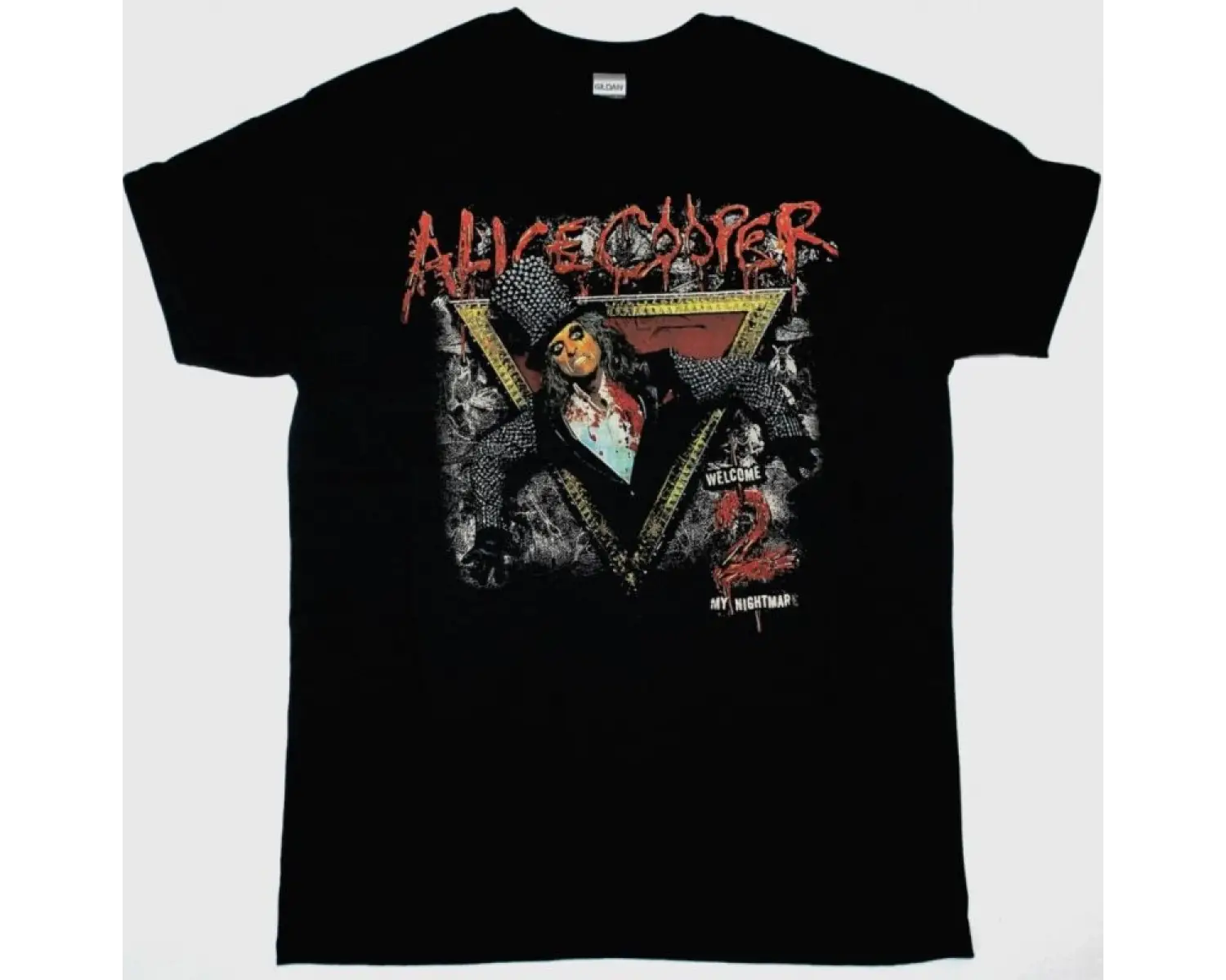 DAVID LEE ROTH CRAZY FROM THE HEAT NEW BLACK T-SHIRT ÖN VE ARAKA BASKILI