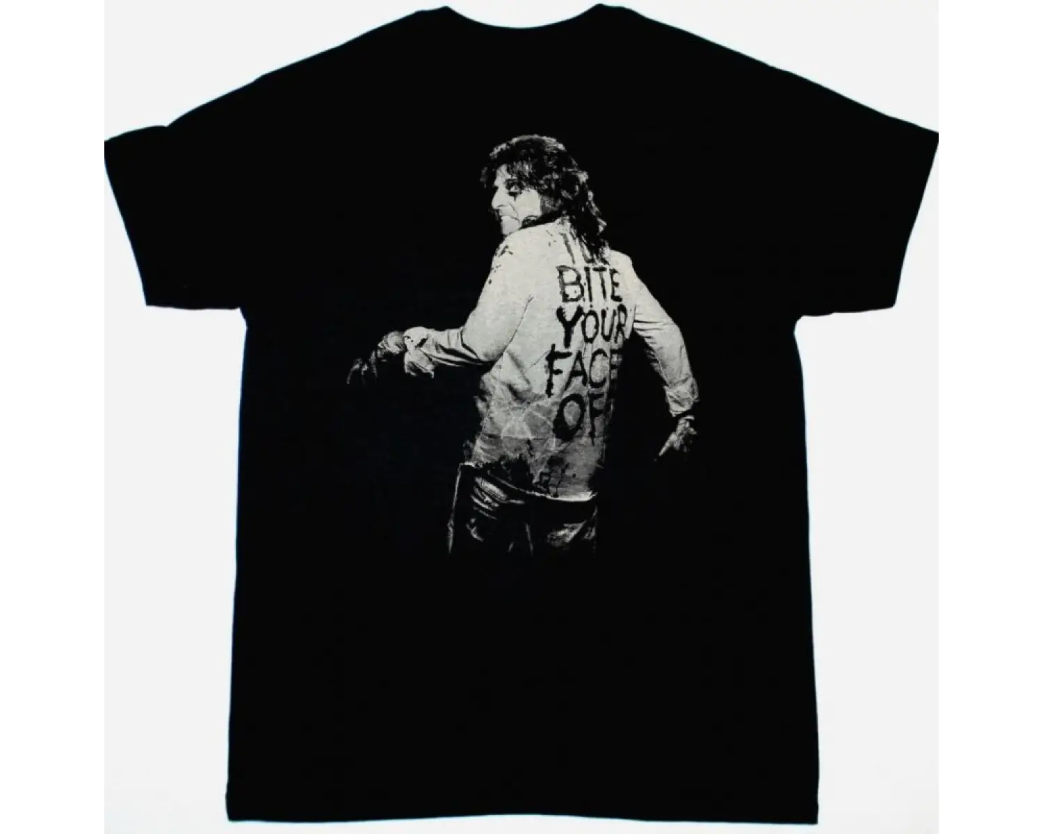 DAVID LEE ROTH CRAZY FROM THE HEAT NEW BLACK T-SHIRT ÖN VE ARAKA BASKILI