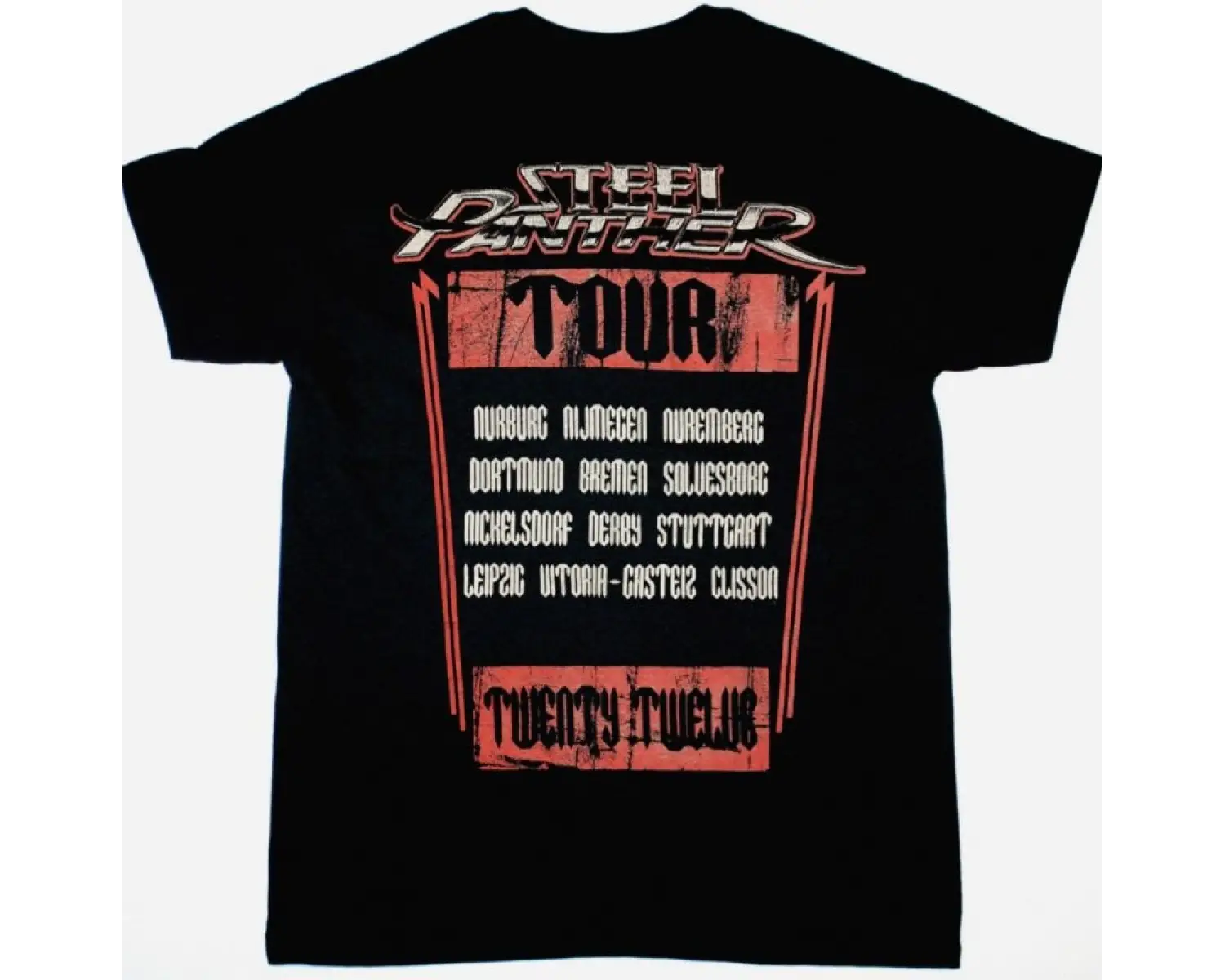 DAVID LEE ROTH EAT EM AND SMILE ROTH RULES NEW BLACK T-SHIRT ÖN VE ARAKA BASKILI
