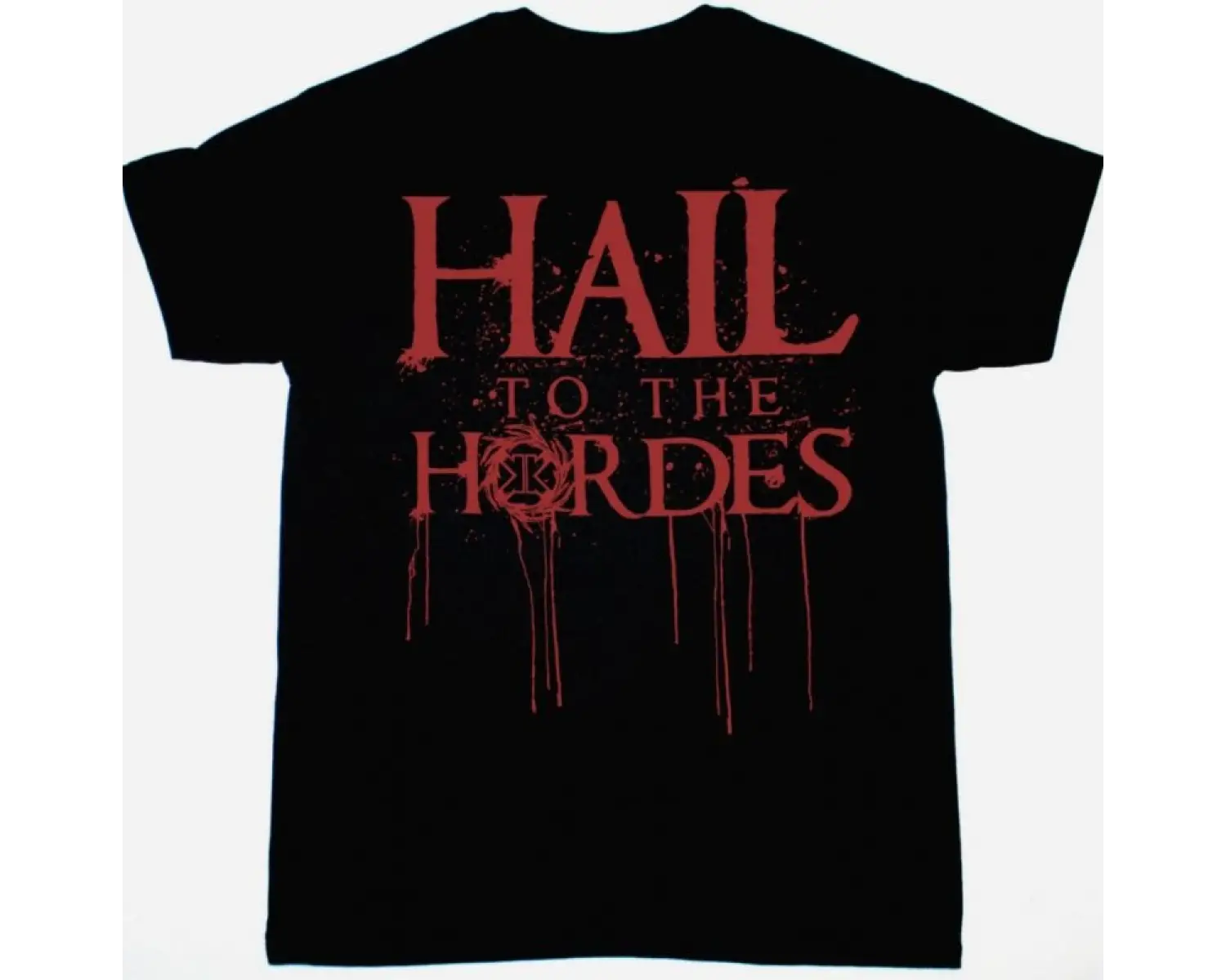 DEAD KENNEDYS DISTRESSED LOGO NEW BLACK T-SHIRT ÖN VE ARAKA BASKILI