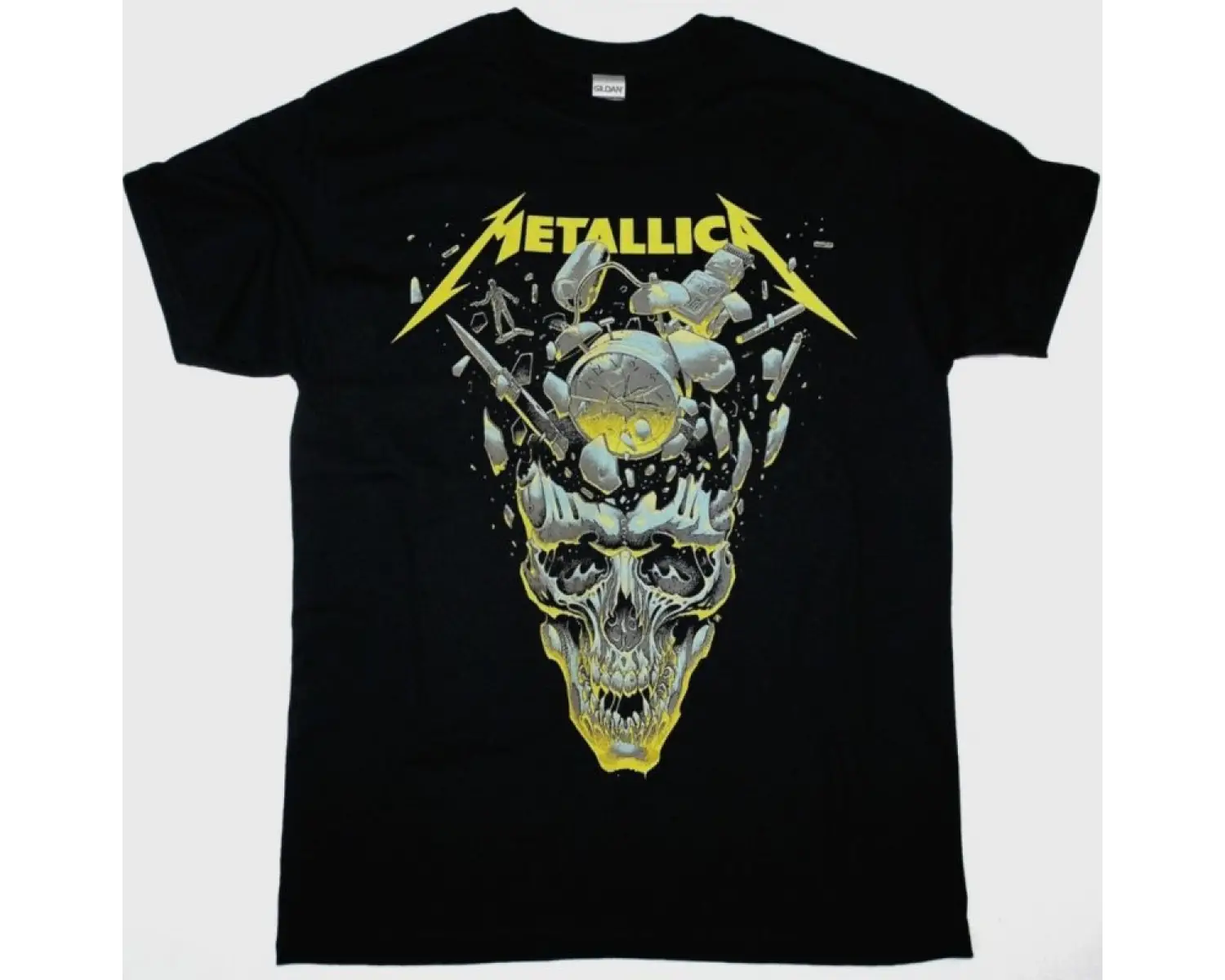 DEADLY AGRESSOR VIOLENT DEATH NEW BLACK T SHIRT ÖN VE ARAKA BASKILI
