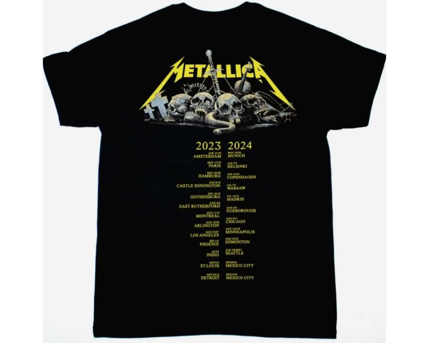 DEADLY AGRESSOR VIOLENT DEATH NEW BLACK T SHIRT ÖN VE ARAKA BASKILI
