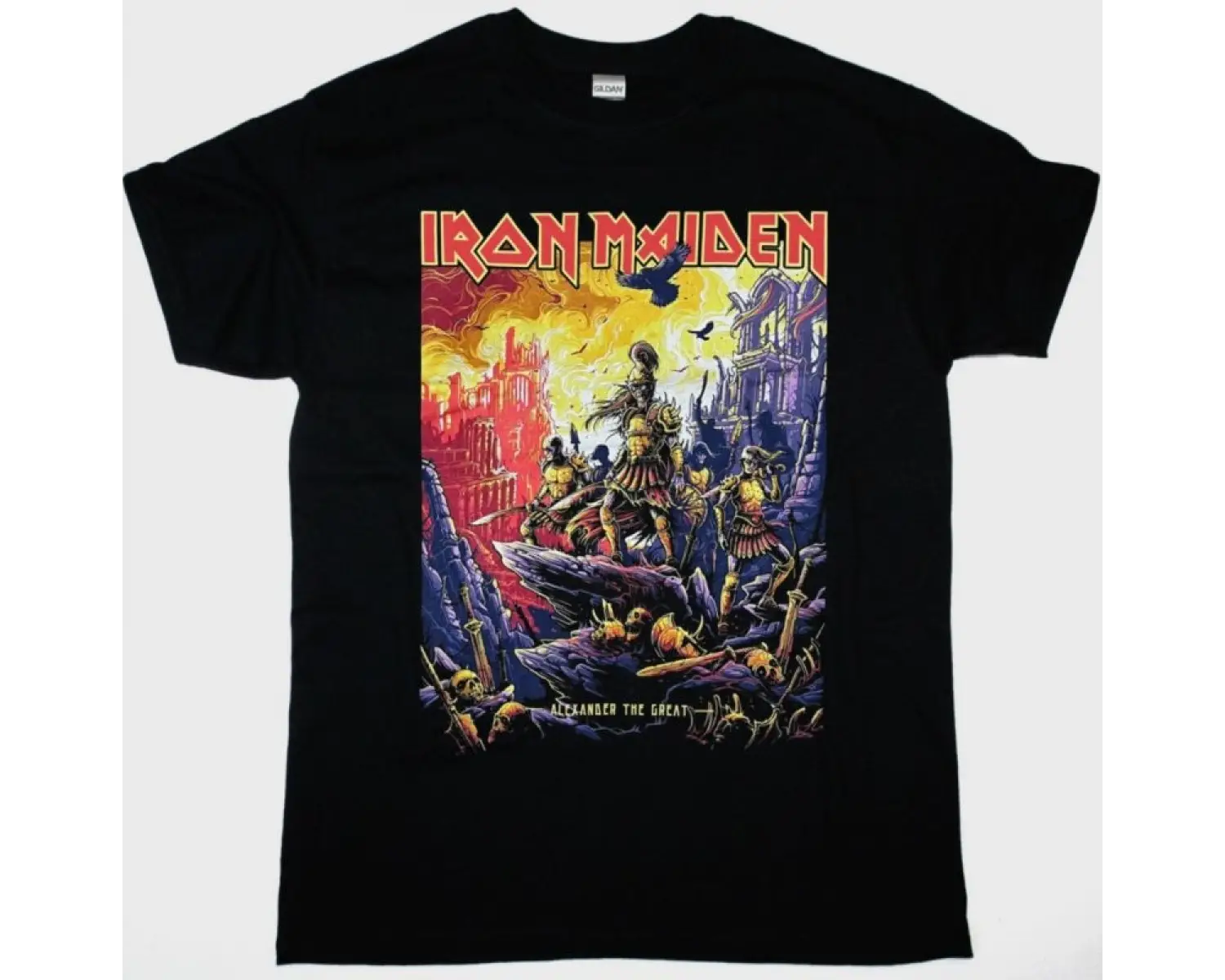 DEATH ANGEL SOLDIER NEW BLACK T-SHIRT ÖN VE ARAKA BASKILI