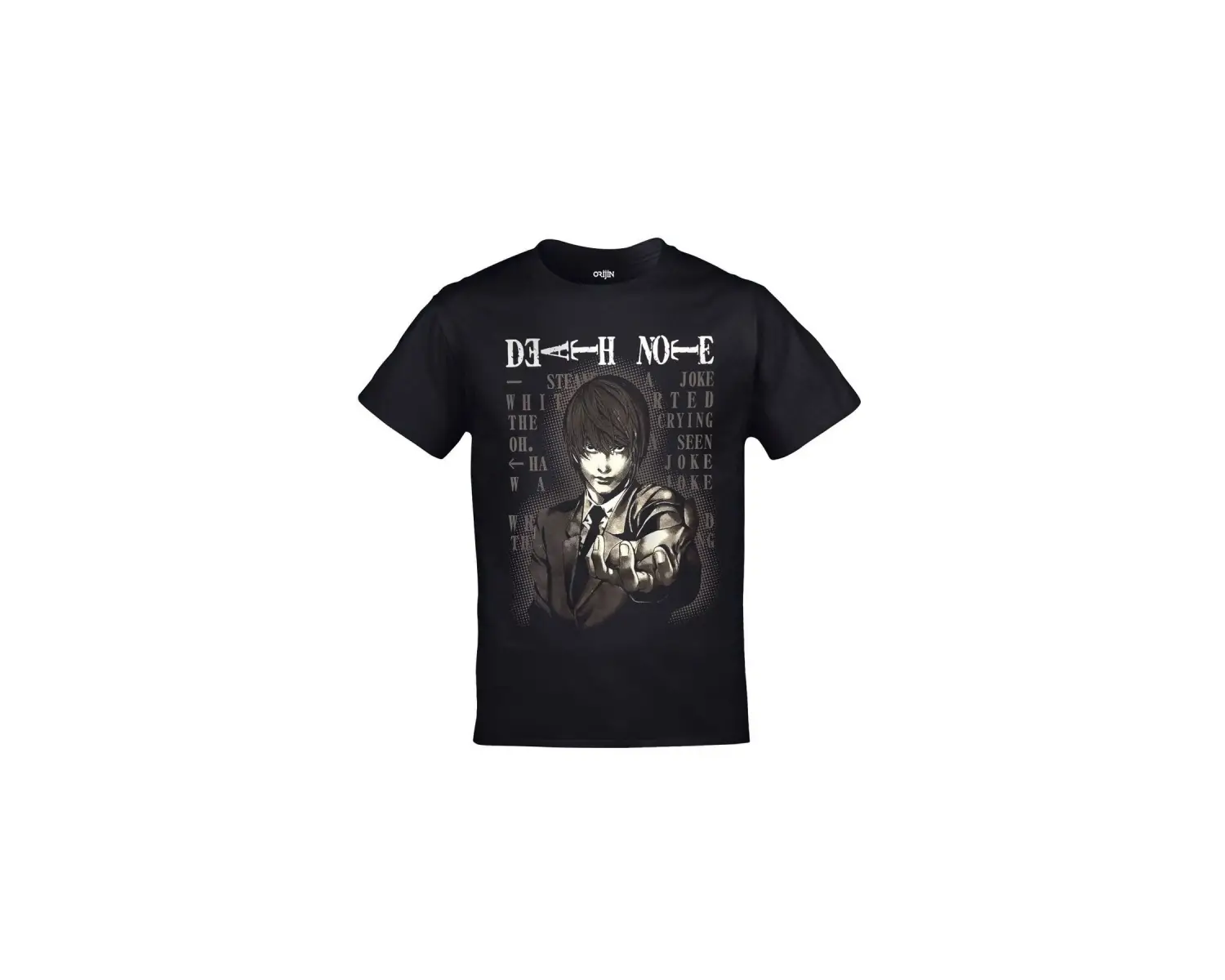 Death Note Anime Baskılı Unisex Siyah