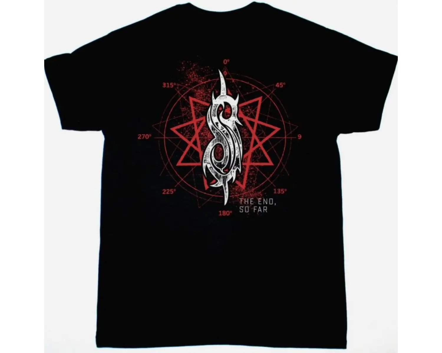 DEEP PURPLE LOGO NEW BLACK T-SHIRT ÖN VE ARAKA BASKILI