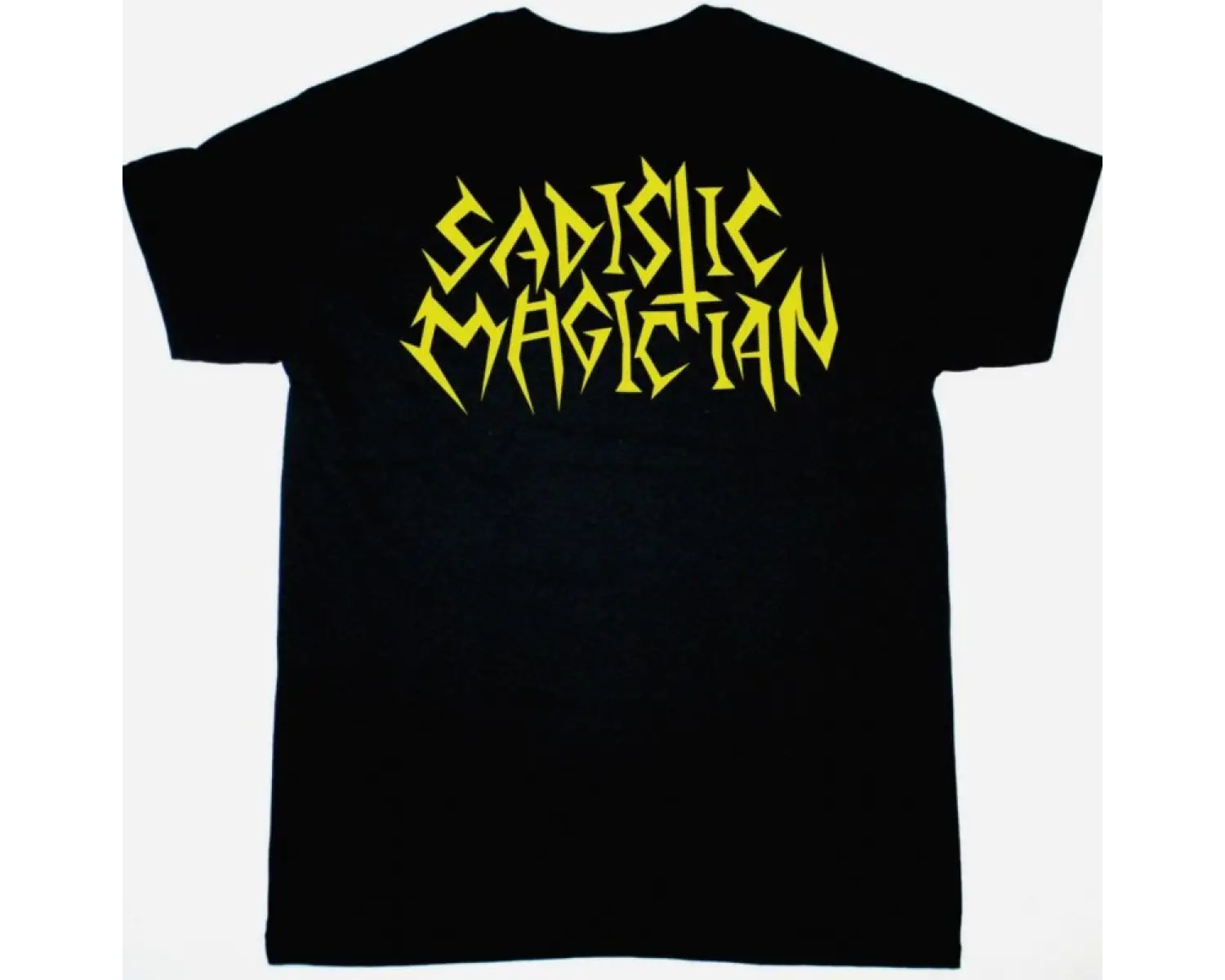 DEEP PURPLE SLAVES AND MASTERS NEW BLACK T-SHIRT ÖN VE ARAKA BASKILI