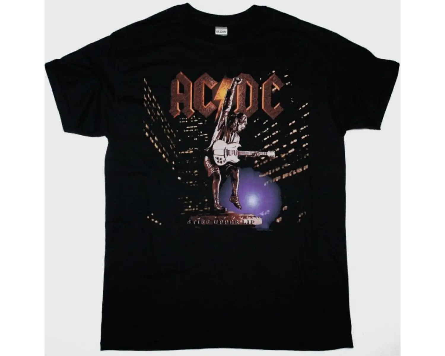 DEF LEPPARD PYROMANIA NEW BLACK T-SHIRT ÖN VE ARAKA BASKILI
