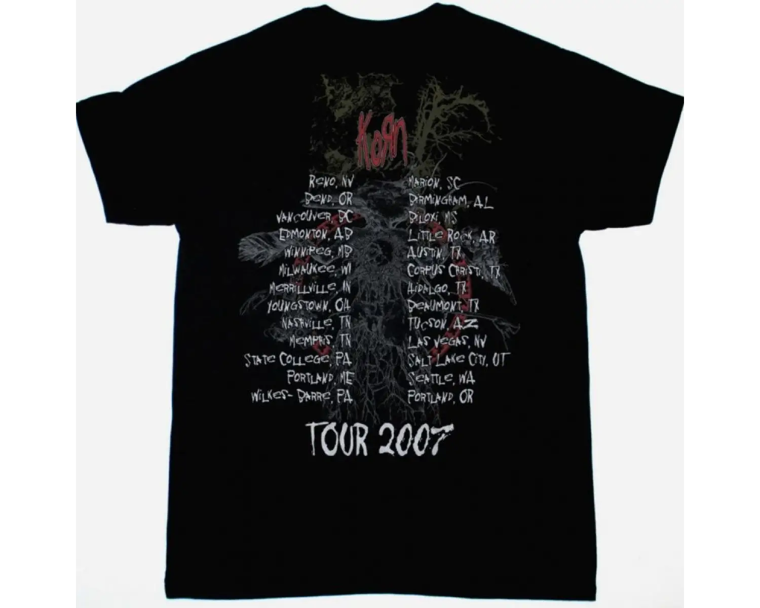 DESCENDENTS 9THWALNUT NEW WHITE T SHIRT ÖN VE ARAKA BASKILI
