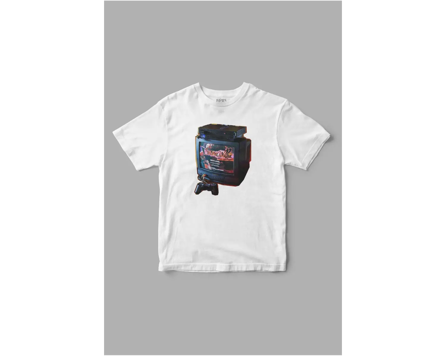 Devil My Cry Retro Konsol Baskılı Tişört