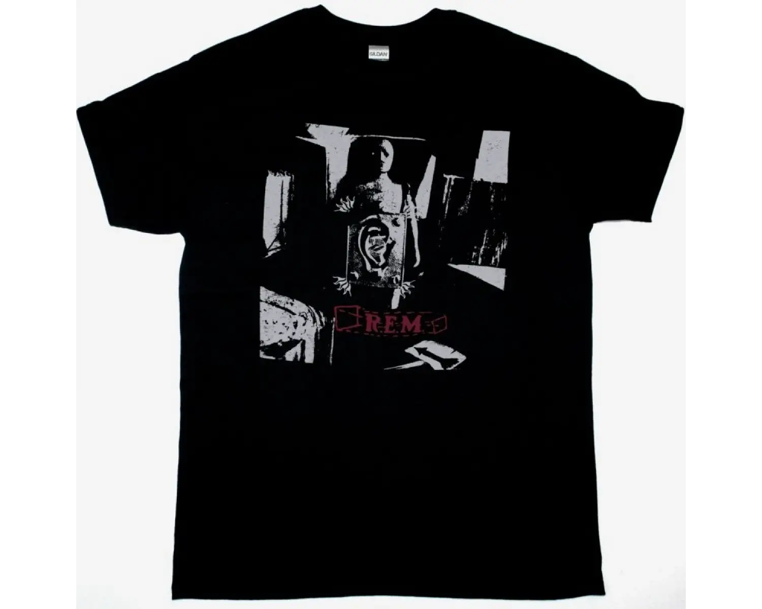 DIO RED LOGO NEW BLACK T-SHIRT ÖN BASKILI