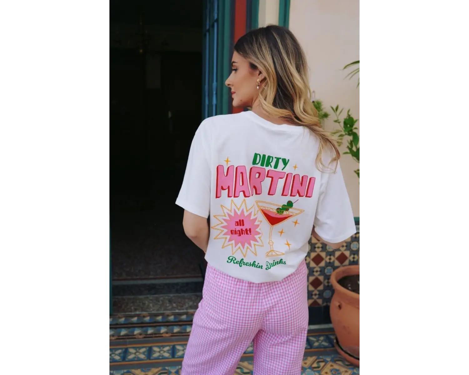 Dırty Martını Yaz model özel tasarım sırt baskılı oversize t-shirt