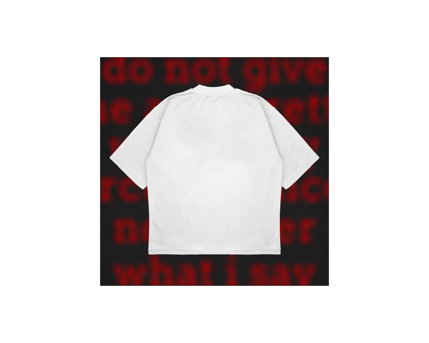 Do Not Give Me Cigarette Oversize Unisex Pamuklu Nefes Alan Kalın Kumaşlı