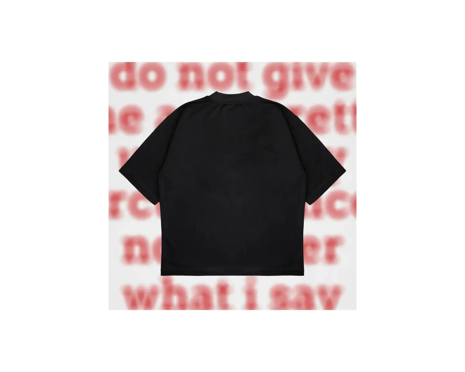 Do Not Give Me Cigarette Oversize Unisex Pamuklu Nefes Alan Kalın Kumaşlı