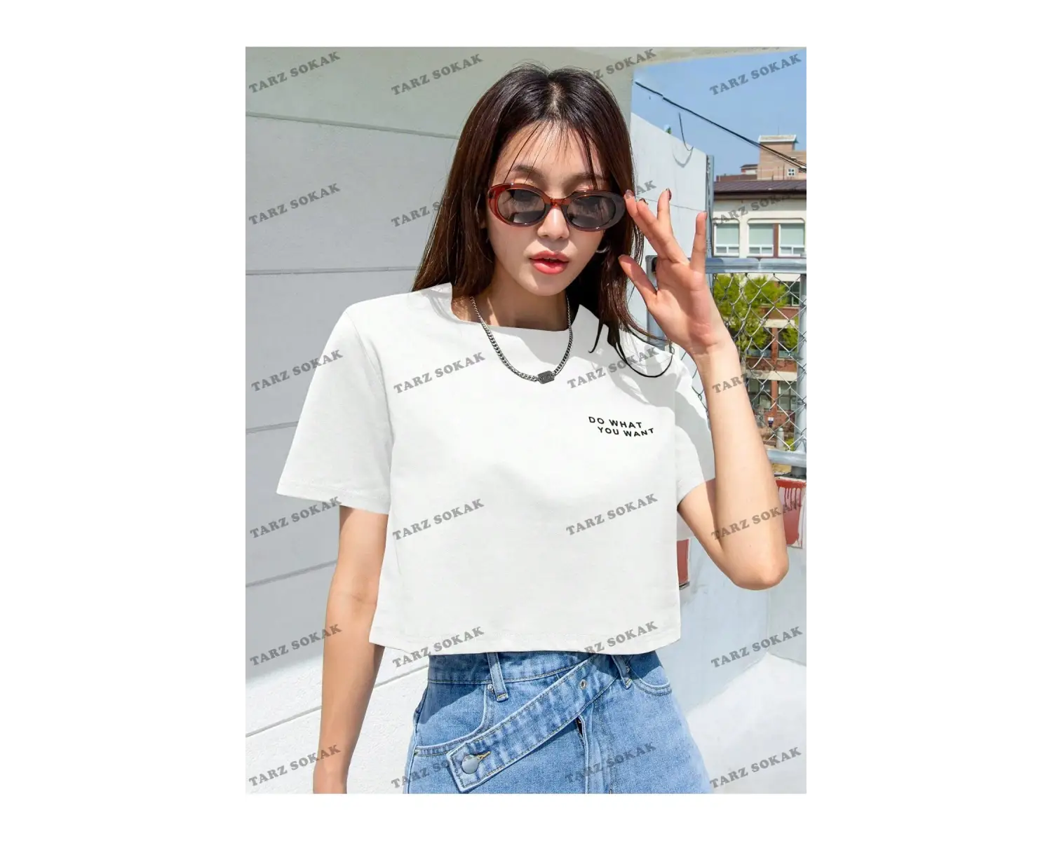 DO WHAT Baskılı Oversize Kalıp Unisex T-shirt