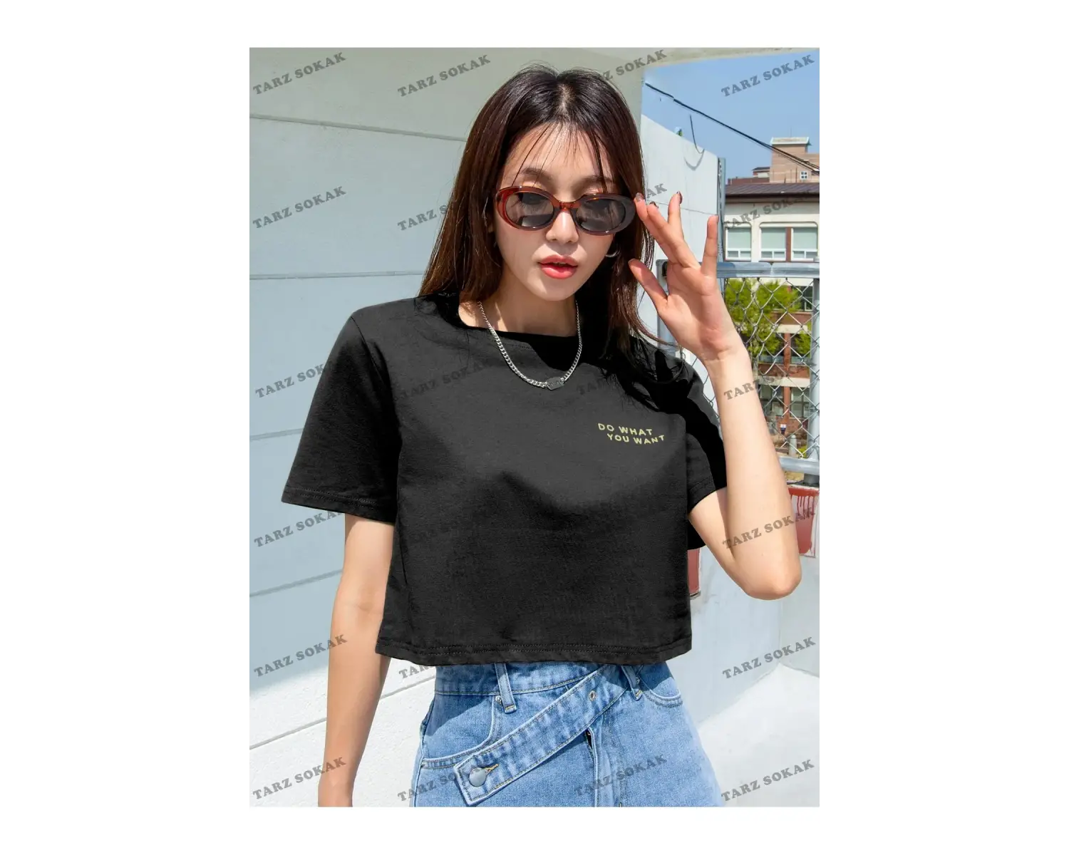 DO WHAT Baskılı Oversize Kalıp Unisex T-shirt