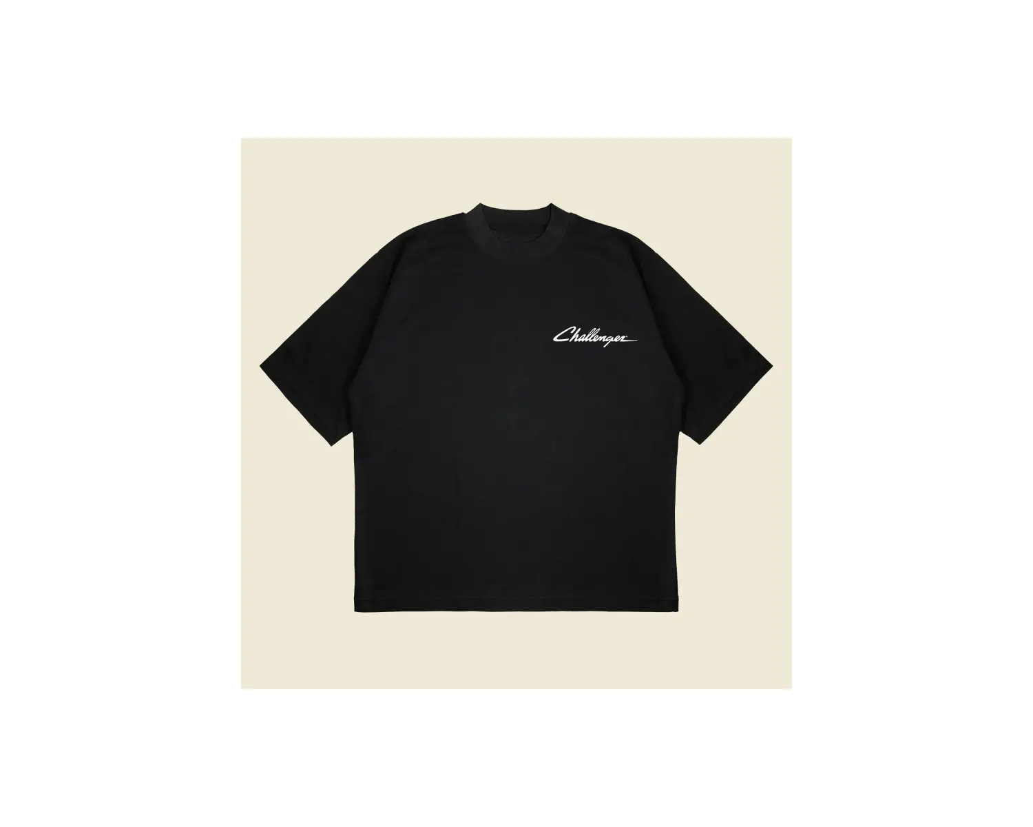 Dodge Challenger Baskılı Oversize Unisex Pamuklu Nefes Alan Kalın Kumaşlı