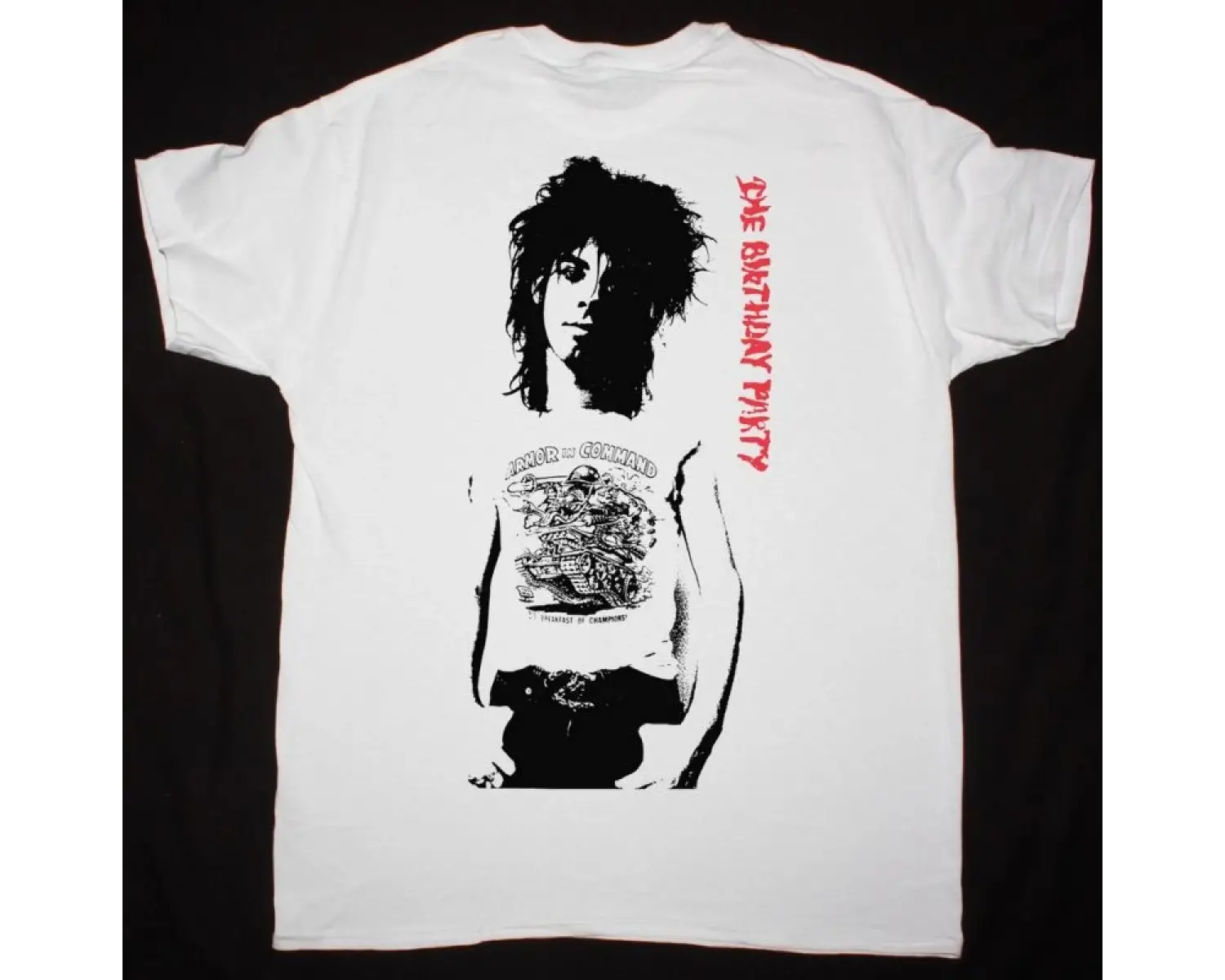 DOWN STONE THE CROW NEW BLACK T-SHIRT ÖN VE ARAKA BASKILI
