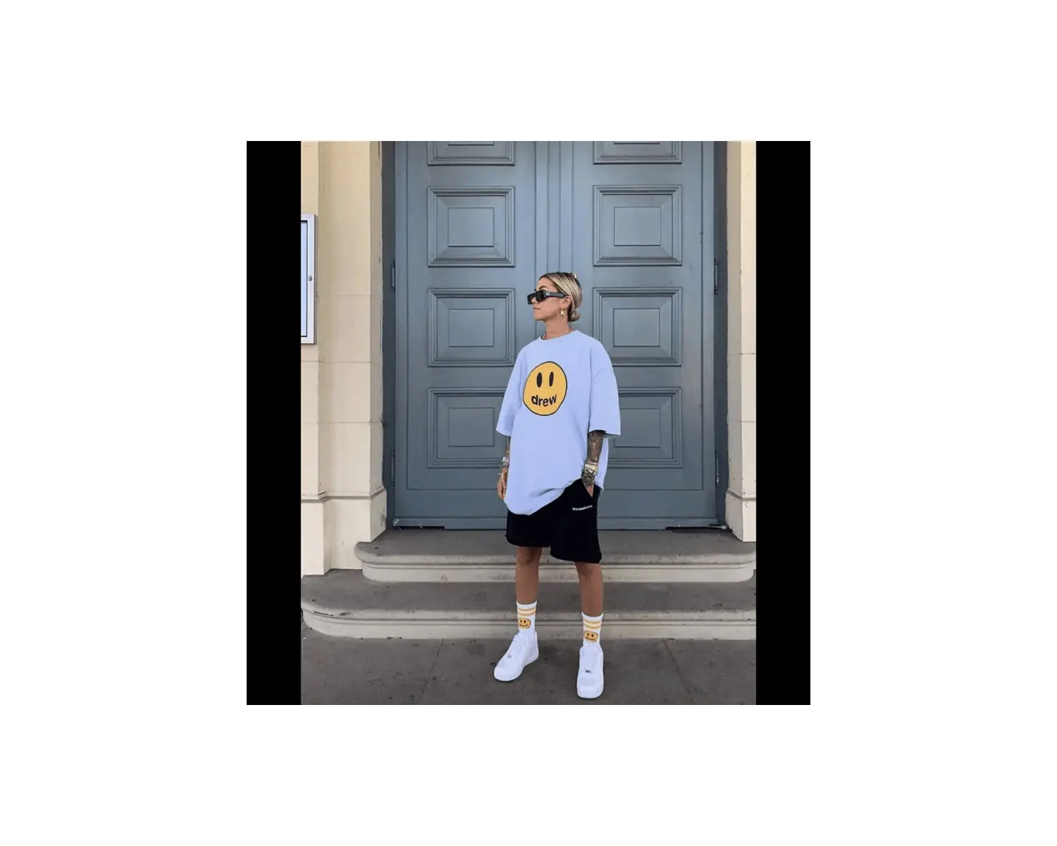 Drew Oversize T-shirt Beyaz