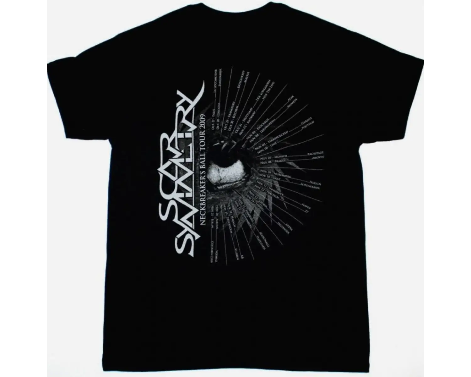 D.R.I. DIRTY ROTTEN83 NEW WHITE T-SHIRT ÖN VE ARAKA BASKILI