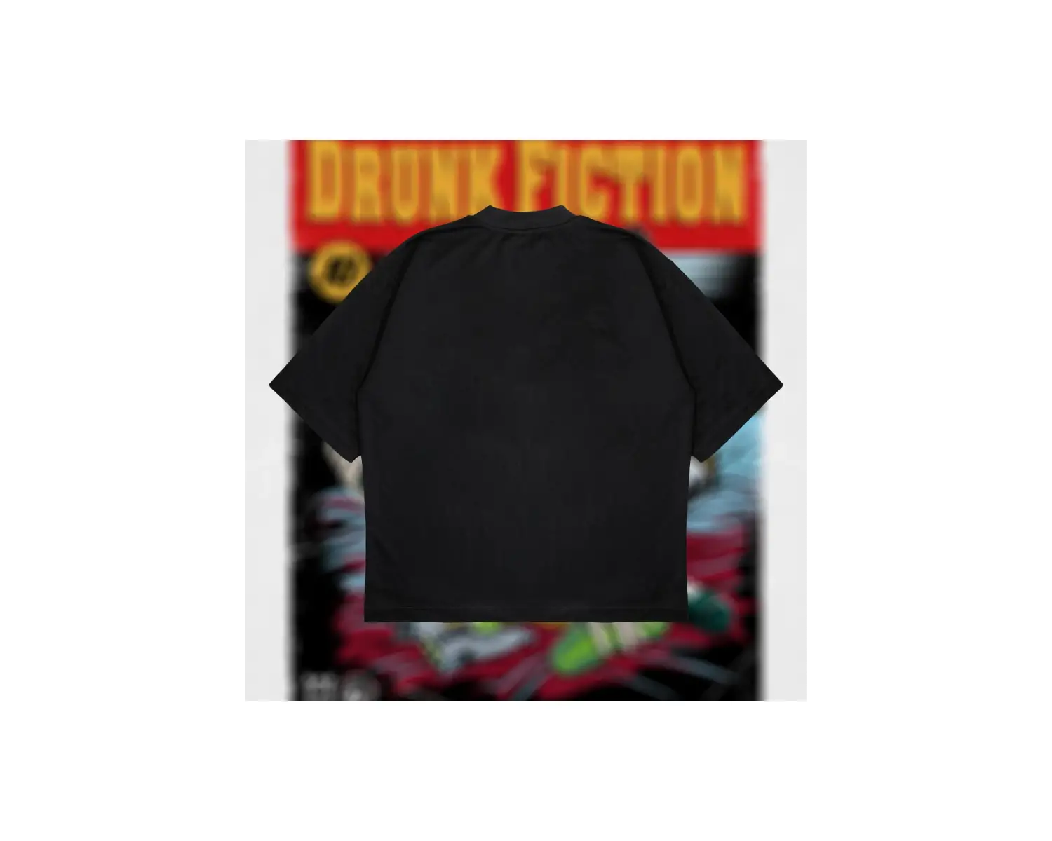 Drunk Fiction Oversize Unisex Pamuklu Nefes Alan Kalın Kumaşlı