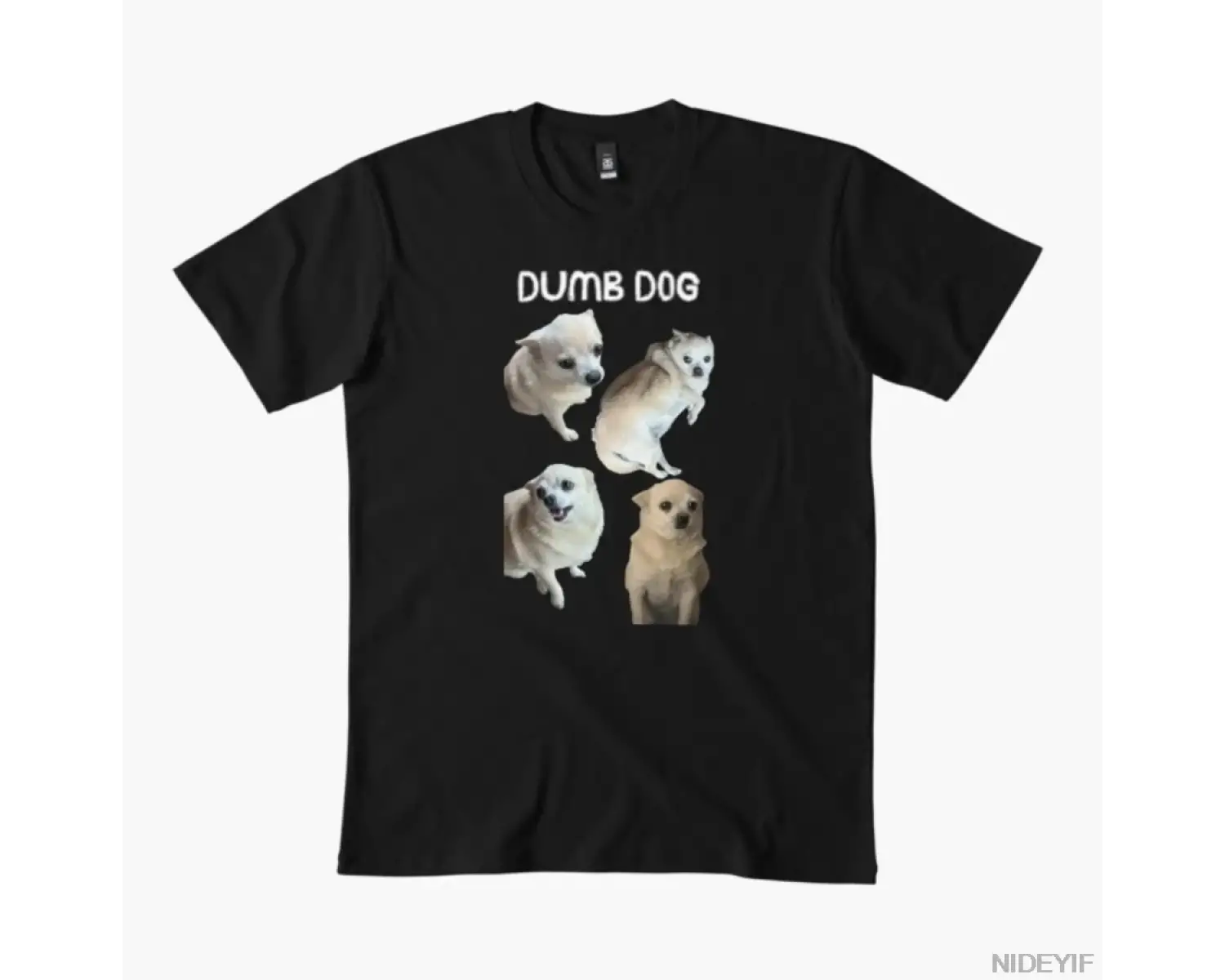 Dumb Dog Club Erkek Kadın Tişörtü %100 Pamuklu Tişörtler Kısa Kollu Üstler 1222-3