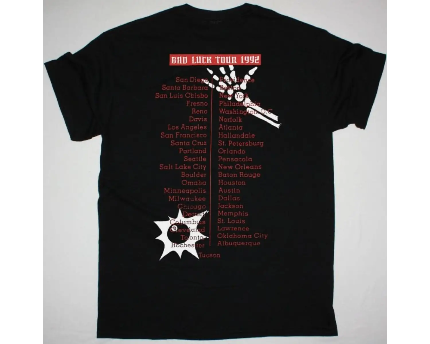 DURAN DURAN NOTORIOUS NEW BLACK T-SHIRT ÖN VE ARAKA BASKILI
