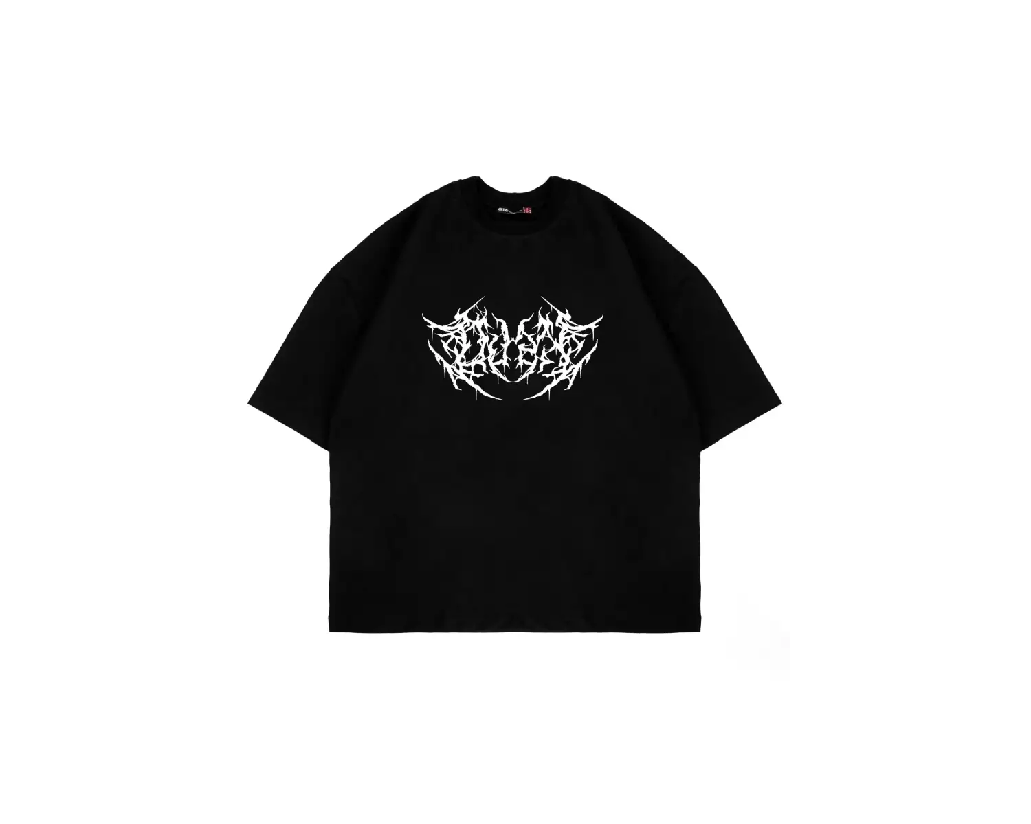 Dusk Baskılı Oversize Unisex Siyah