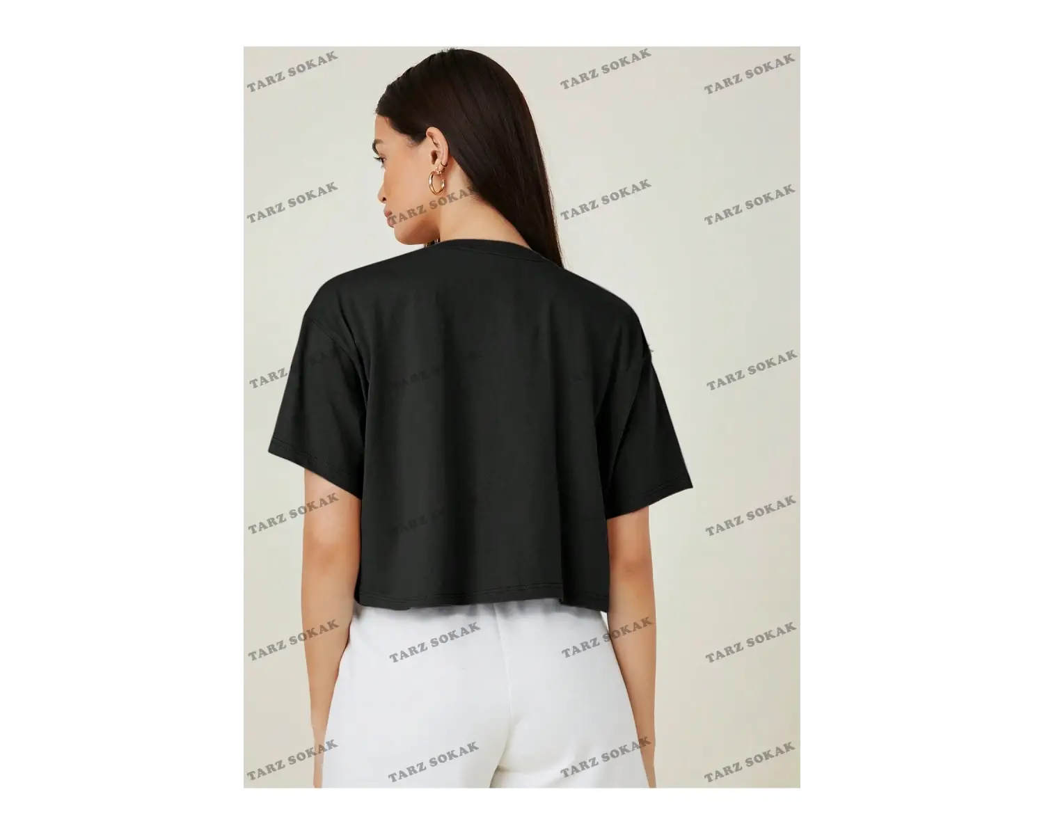 DÜZ  2 BASKISIZ Baskılı Oversize Kalıp Unisex T-shirt