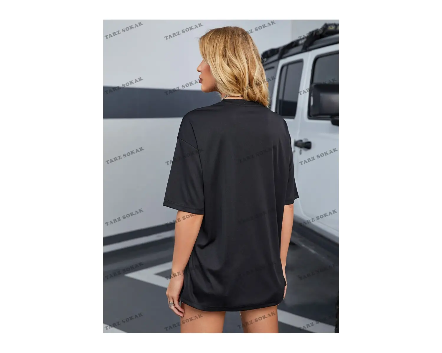 DÜZ  4 BASKISIZ Baskılı Oversize Kalıp Unisex T-shirt