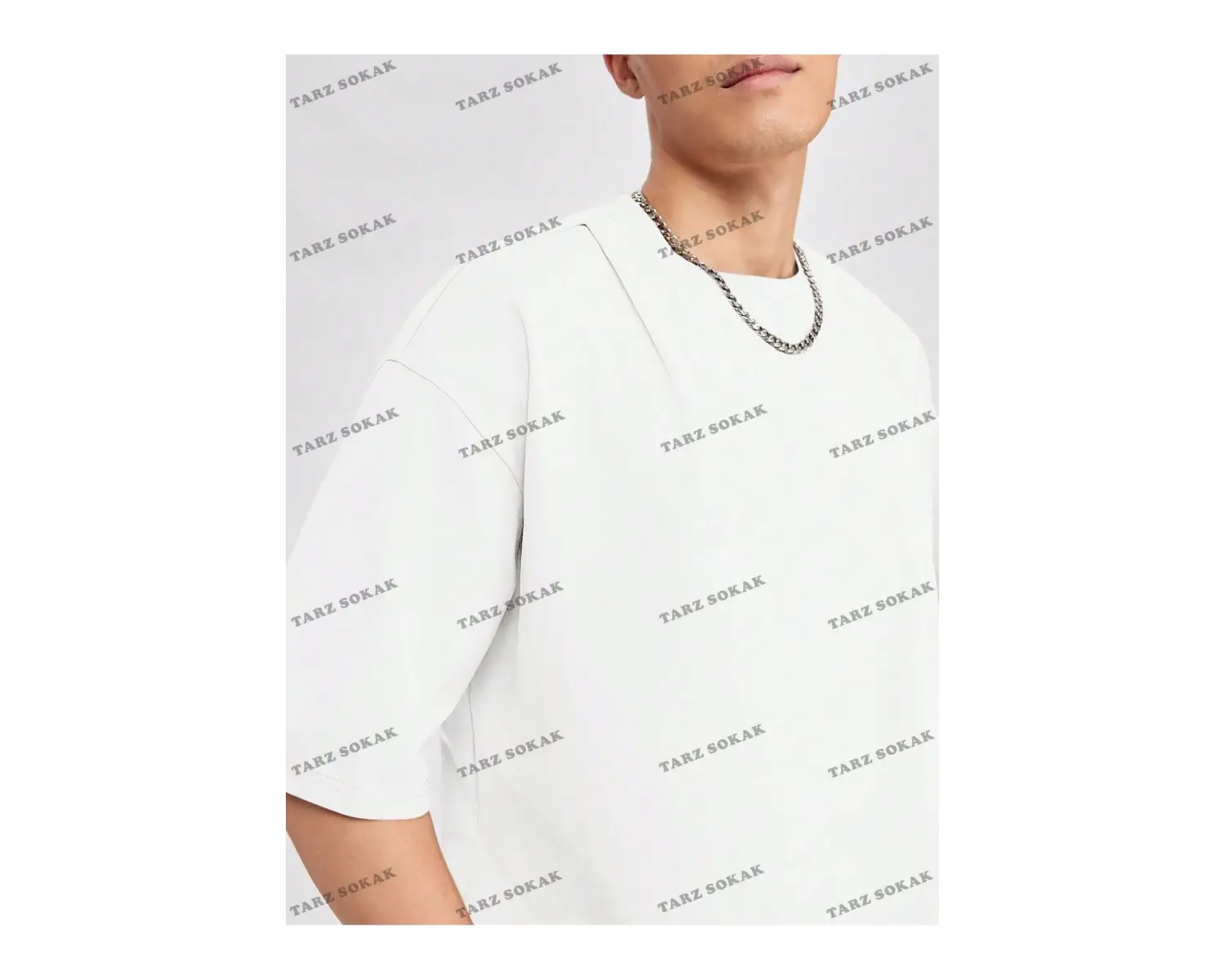 DÜZ ERKEK 3 BASKISIZ Baskılı Oversize Kalıp Unisex T-shirt