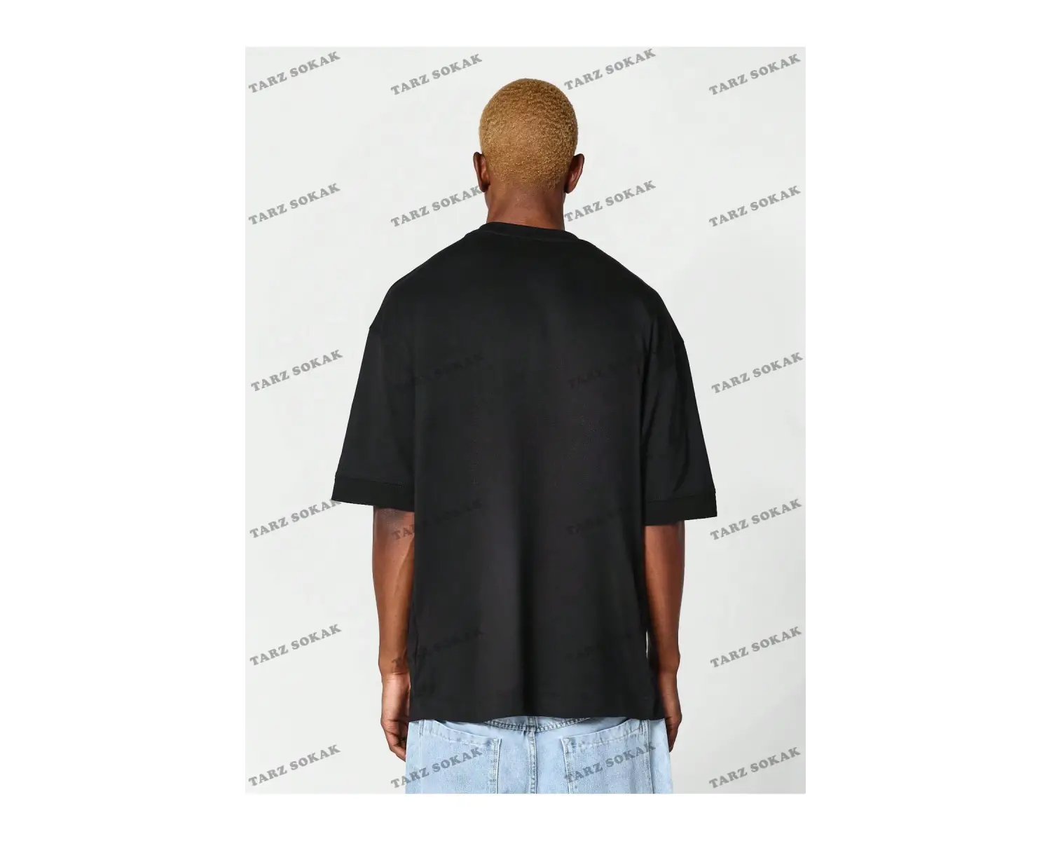 DÜZ ERKEK 4 BASKISIZ Baskılı Oversize Kalıp Unisex T-shirt