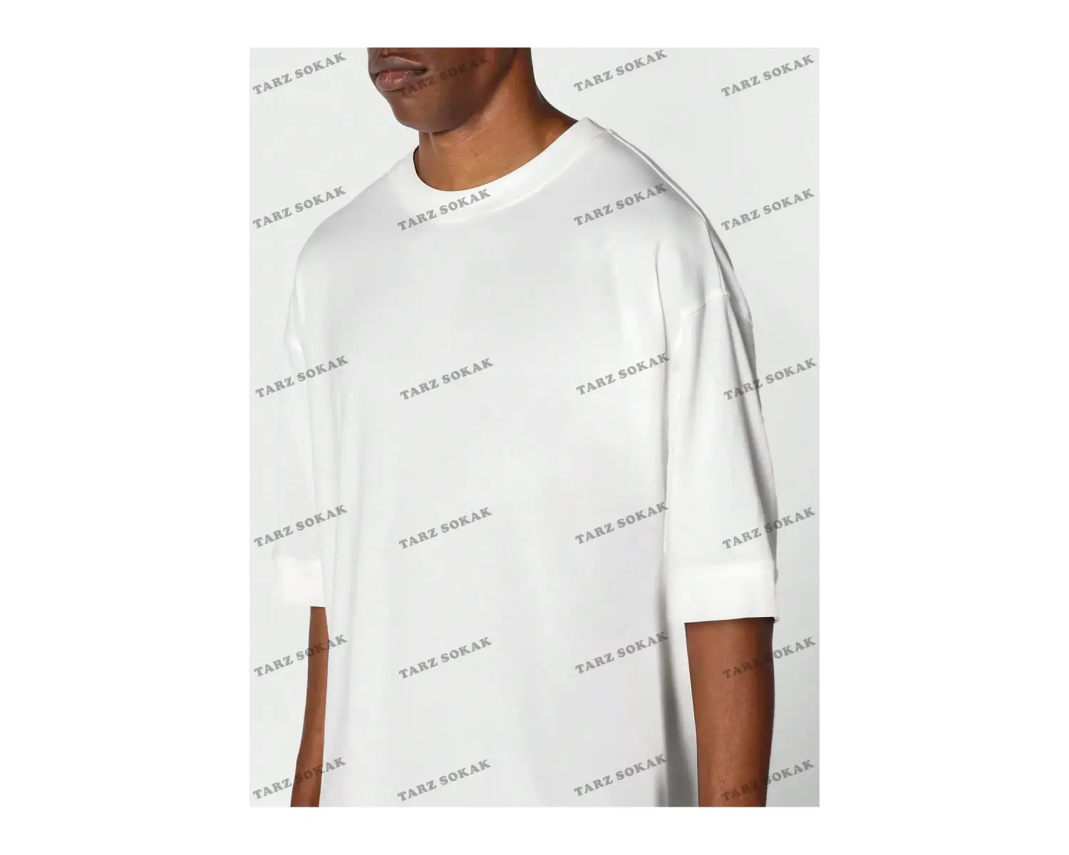 DÜZ ERKEK 4 BASKISIZ Baskılı Oversize Kalıp Unisex T-shirt