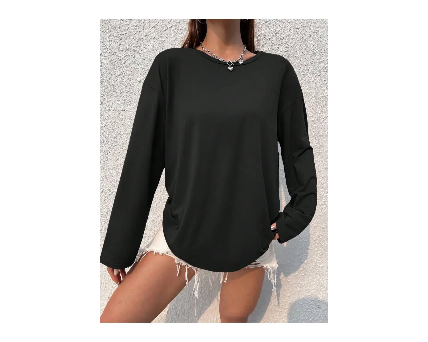 Eduely Sloganlı ve İskelet Grafikli Düşük Omuzlu Tişört