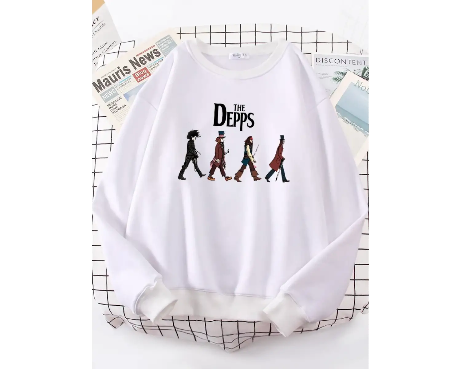 Edward Scissorhands sihirbaz korsan beyefendi kazak kadınlar Harajuku rahat Hoody moda yumuşa