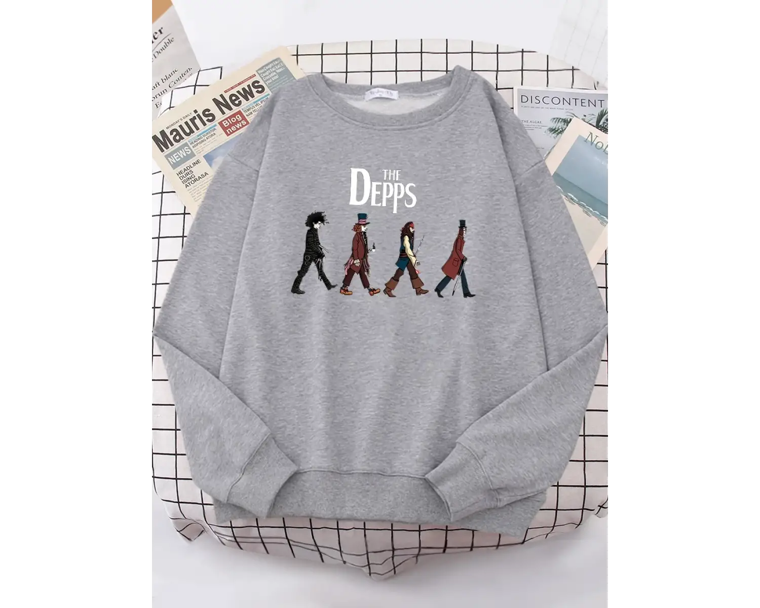 Edward Scissorhands sihirbaz korsan beyefendi kazak kadınlar Harajuku rahat Hoody moda yumuşa