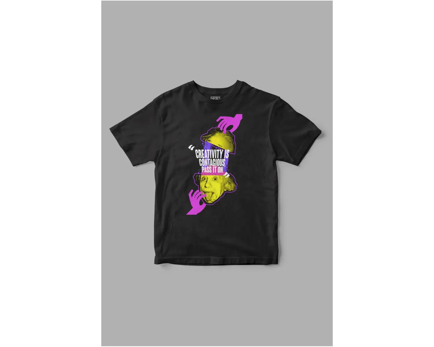 Einstein  Creativity  Baskılı Tişört