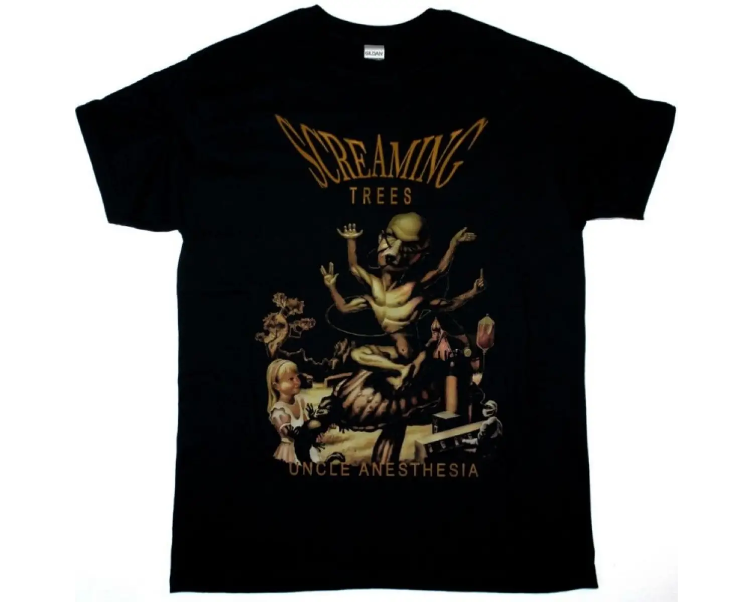ELF ELF 1972 NEW BLACK T SHIRT ÖN BASKILI