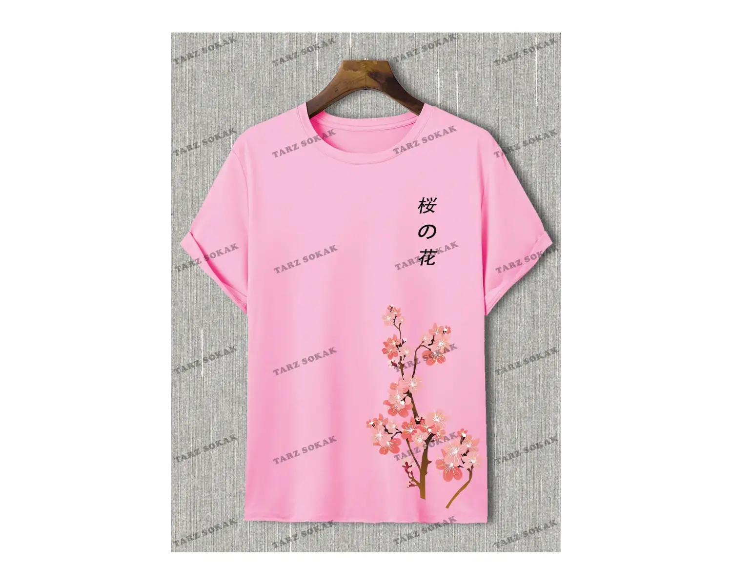 EMRG Erkek Harfli ve Çiçek Desenli Kısa Kollu Tişört ve Şort Takım